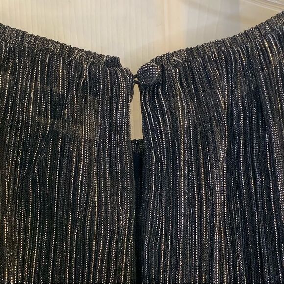 White House Black Market Shimmer Blouson Dress Size Small - Picture 9 of 13